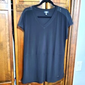 Black tunic top